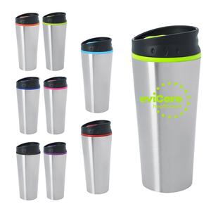 Photo of Stainless Steel Tumbler With Carved Diamonds