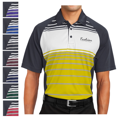 Main photo of Sport Tek® Dry Zone® Stripe Accented Polo