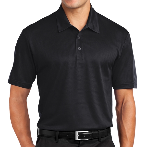 BLACK/ GRAY color option for Sport Tek® Posi Charge® Colorblock Designed Polo