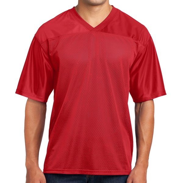 True Red color option for Sport Tek® Posi Charge® Replicated Sports Jersey