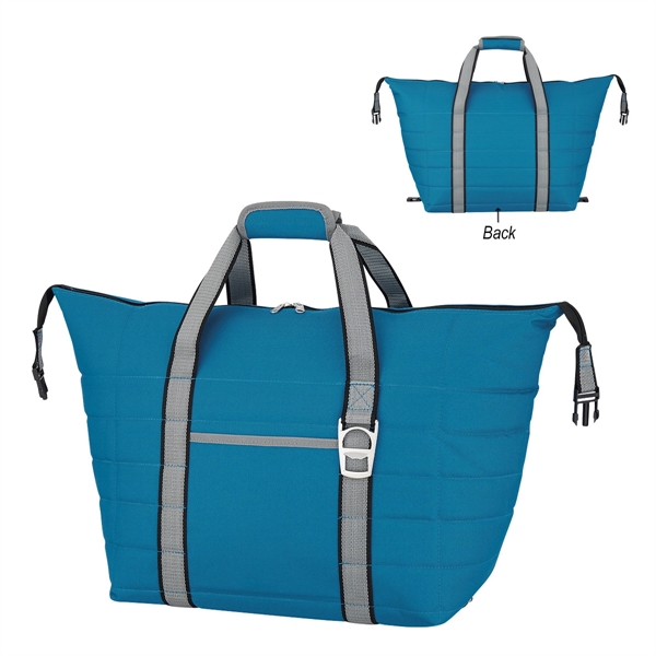 ROYAL BLUE color option for Game Day Cooler Tote Bag