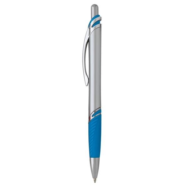 SILVER WITH LT BLUE color option for Metallic Skyway Ballpen