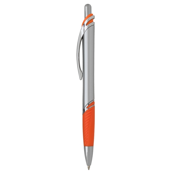 SILVER WITH ORANGE color option for Metallic Skyway Ballpen