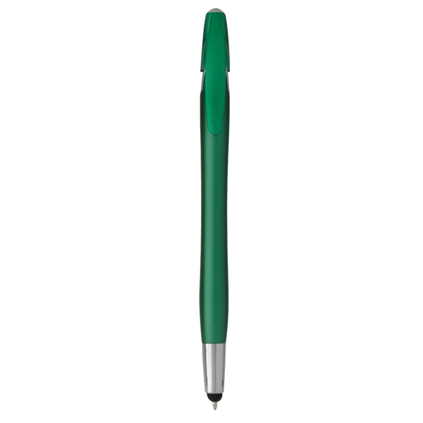 Green color option for Plastic Pen With Stylus