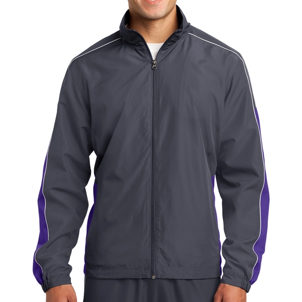 GRAPHITE GRAY/TRUE NAVY/WHITE color option for Sporting Pipe Colored Jacket