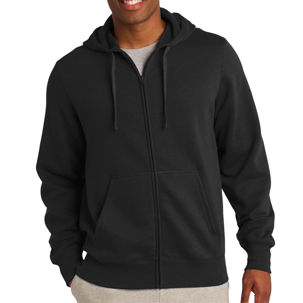 BLACK color option for Crown Full Zip Hooded Sweatshirt