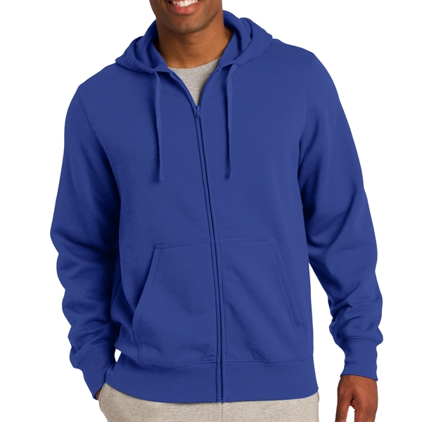 True Royal color option for Crown Full Zip Hooded Sweatshirt