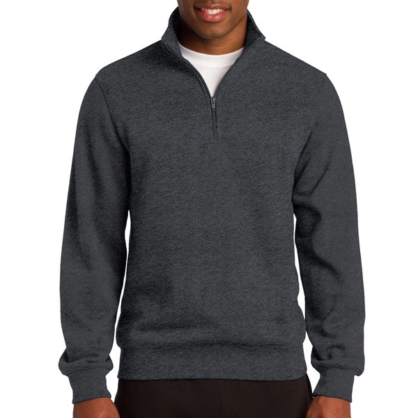 Graphite Heather color option for Sport Tek® 1/4 Zip Sweatshirt
