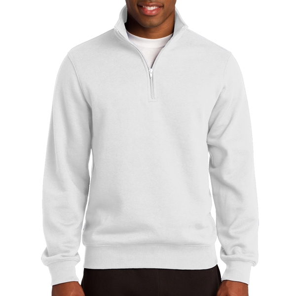 White color option for Sport Tek® 1/4 Zip Sweatshirt