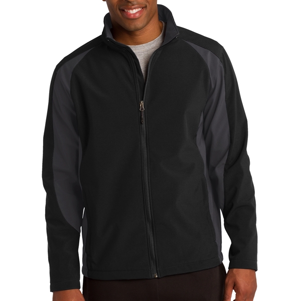BLACK/IRON GRAY color option for Coaster Soft Shell Jacket