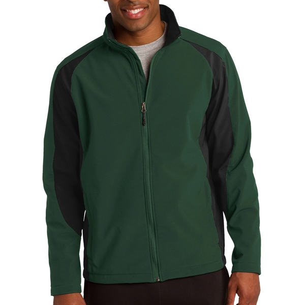FOREST GREEN/BLACK color option for Coaster Soft Shell Jacket