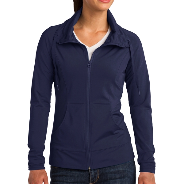 True Navy color option for Ladies' Stretchy Torso Shirt