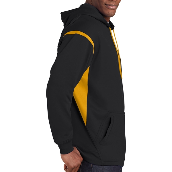 BLACK/ GOLD color option for Magnice Colorblock Hooded Sweatshirt