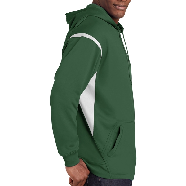 FOREST GREEN/ WHITE color option for Magnice Colorblock Hooded Sweatshirt