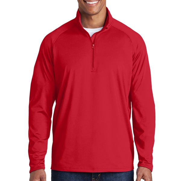 True Red color option for Sports Stretchy 1/2 Zip Pullover