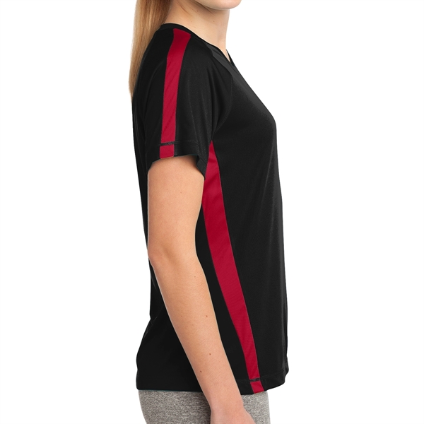 BLACK/ TRUE RED color option for Desire Sporting T Shirt