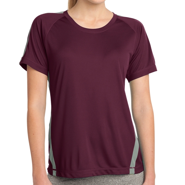 MAROON/SILVER color option for Desire Sporting T Shirt