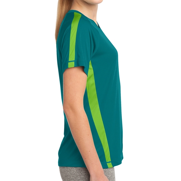 TROPIC BLUE/LIME SHOCK color option for Desire Sporting T Shirt