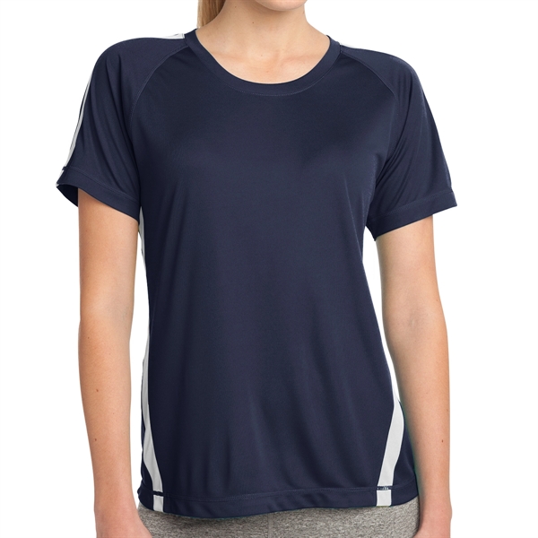 TRUE NAVY/WHITE color option for Desire Sporting T Shirt