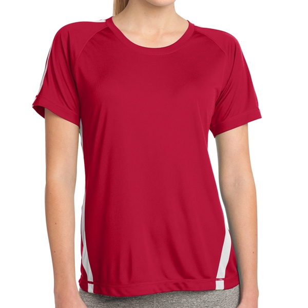 TRUE RED/ WHITE color option for Desire Sporting T Shirt