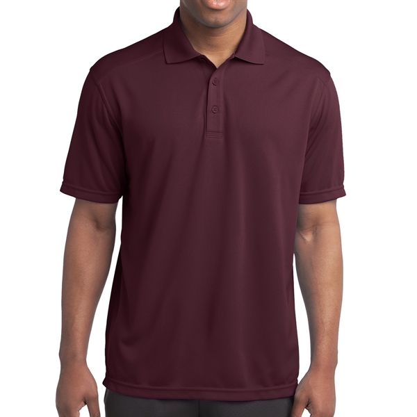 MAROON color option for Ladies' Polyester Micro Mesh Polo