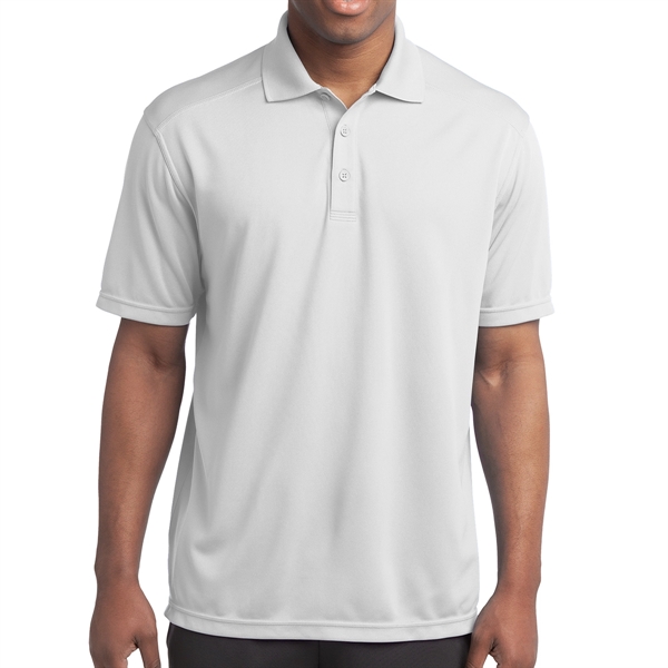 WHITE color option for Ladies' Polyester Micro Mesh Polo