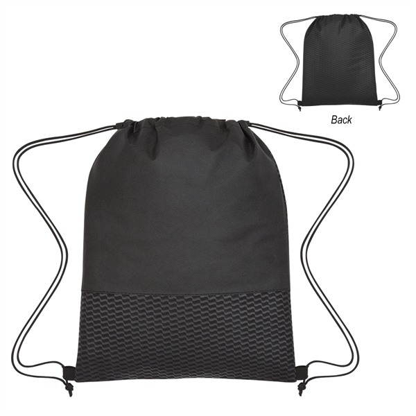 BLACK color option for Non Woven Drawstring Bag