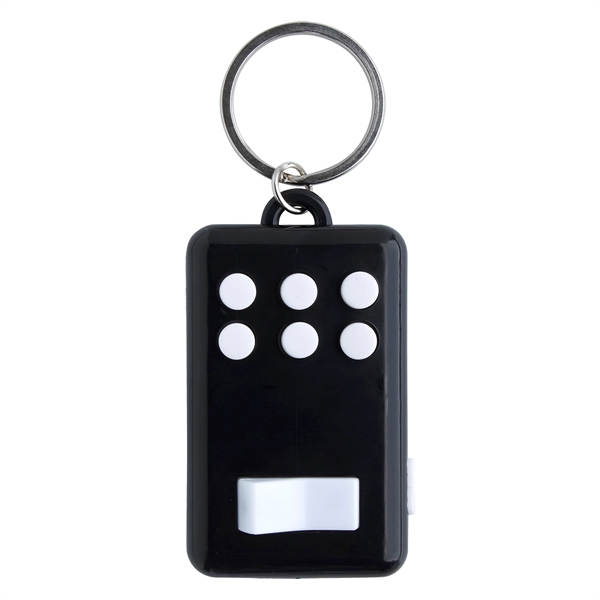 BLACK WITH WHITE color option for Fidgeter's Keychain Light