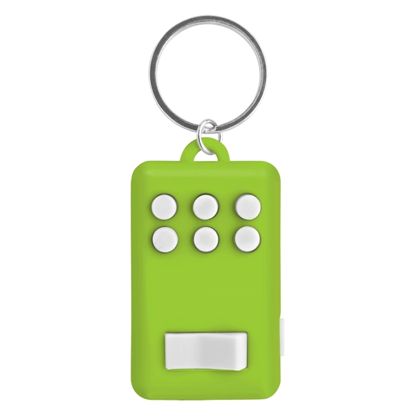 LIME WITH WHITE color option for Fidgeter's Keychain Light