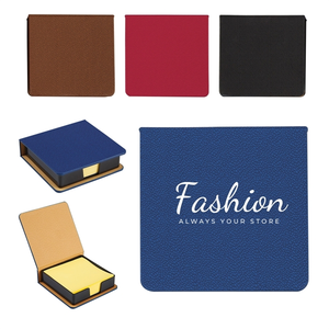 Photo of Leather Cased Sticky Notes