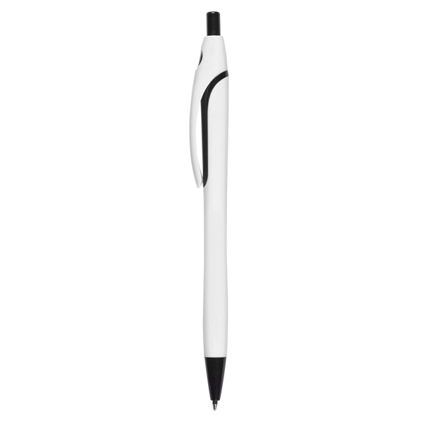 WHITE color option for Brooklyner's Plunger Action Pen