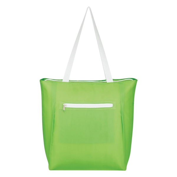 LIME color option for Swavy Fashionable Cooler Tote Bag