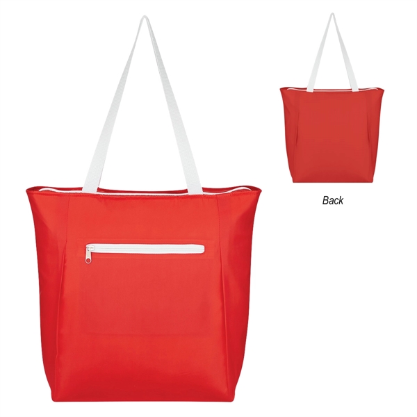 RED color option for Swavy Fashionable Cooler Tote Bag