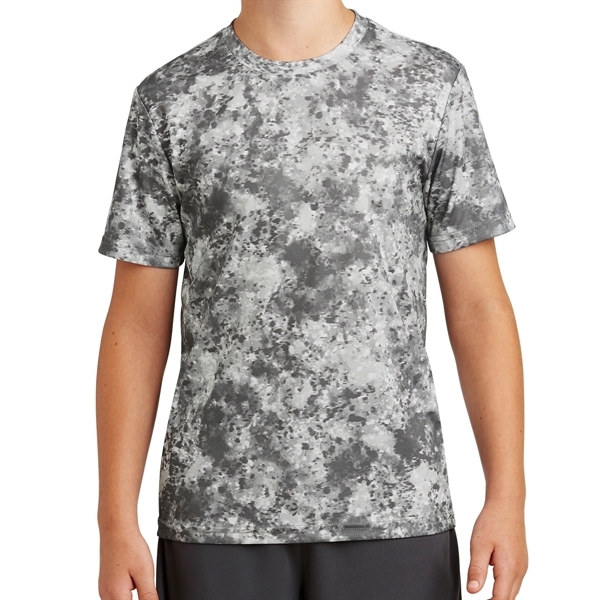 DARK SMOKE GRAY color option for Athletic Teen Polyester Shirt