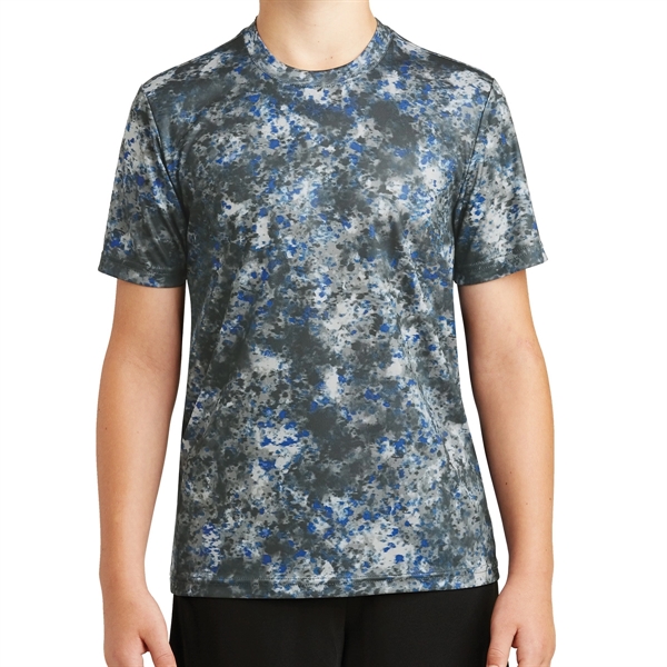 True Navy color option for Athletic Teen Polyester Shirt
