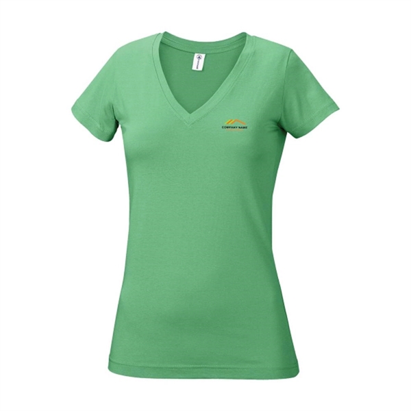 Grass Green color option for Classic Junior V Neck Shirt