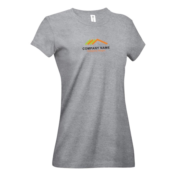 Charcoal Heather color option for Classic Junior Shirt
