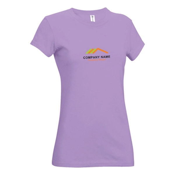 Purple Heather color option for Classic Junior Shirt