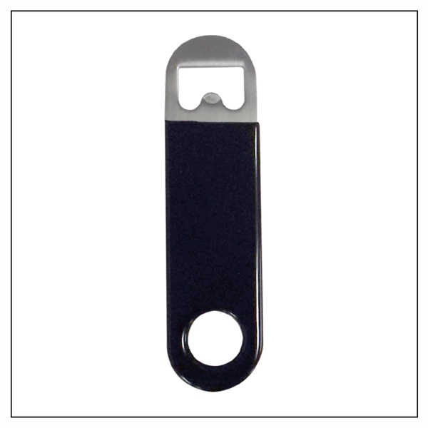 BLACK color option for Stainless Steel Bottle Opener With Vinyl Coating