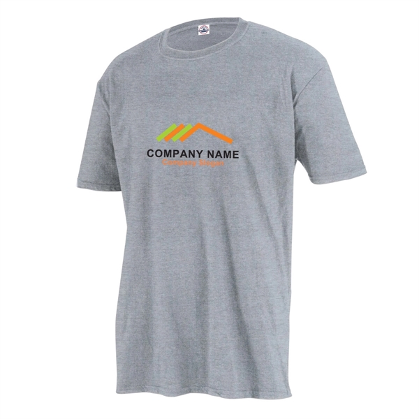 Athletic Heather color option for Tagless Athletic Adult Fitted Tee