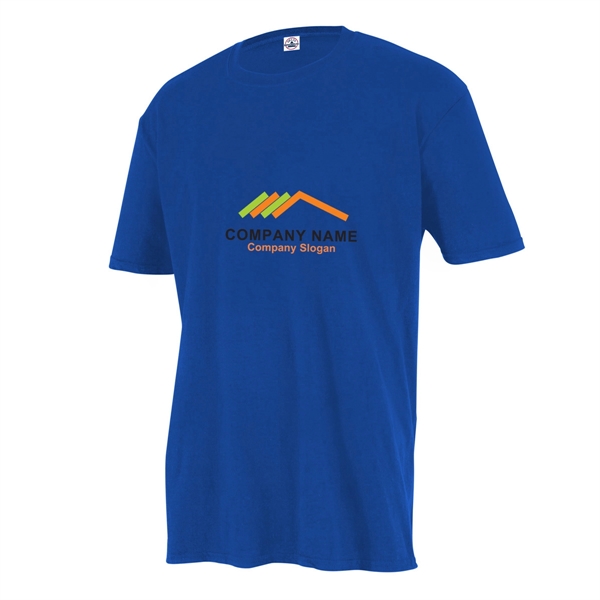 ROYAL BLUE color option for Tagless Athletic Adult Fitted Tee