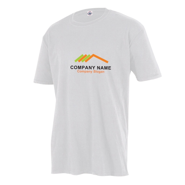 White color option for Tagless Athletic Adult Fitted Tee