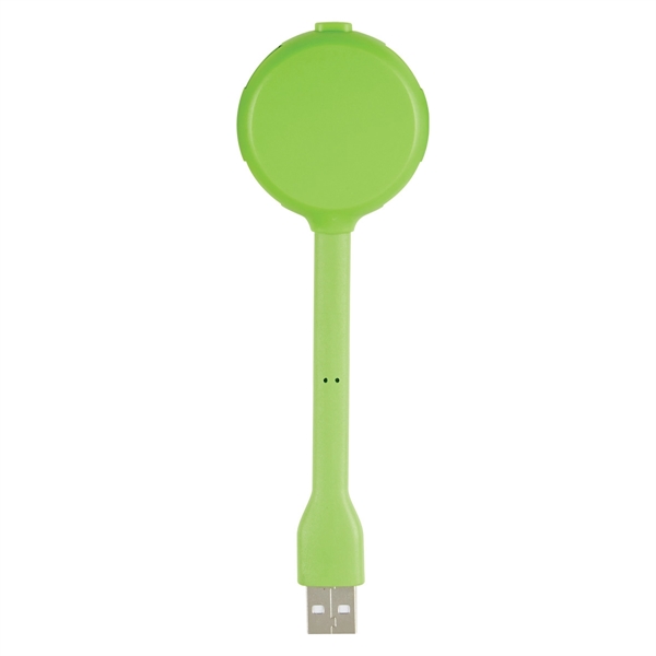 LIME color option for Aluminium Usb Ports With Bright White Light Combo