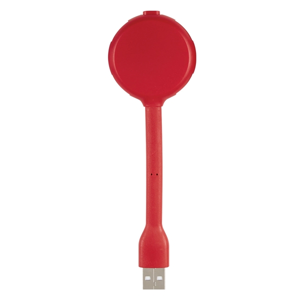Red color option for Aluminium Usb Ports With Bright White Light Combo