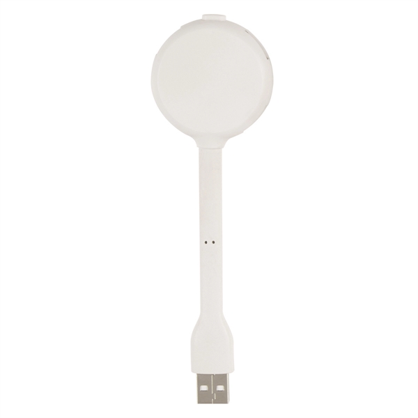 White color option for Aluminium Usb Ports With Bright White Light Combo