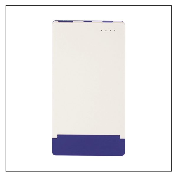 BLUE color option for Portable Power Bank With Mobile Stand