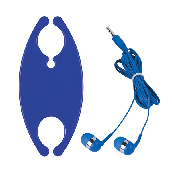 BLUE color option for Earbud Arranger With Earbuds.