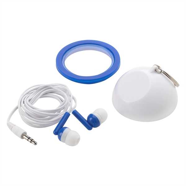 BLUE color option for Convenient Earbuds Holder With Mobile Stand