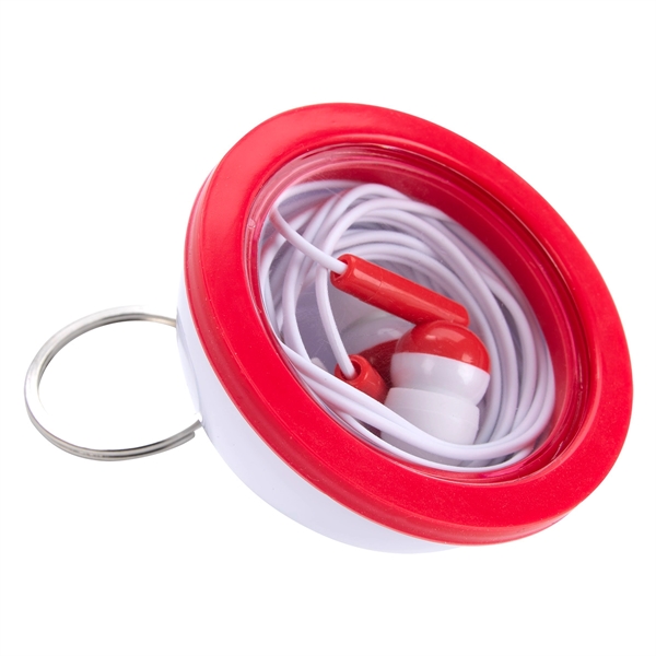 RED color option for Convenient Earbuds Holder With Mobile Stand