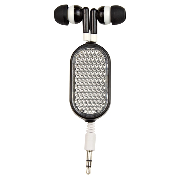 BLACK color option for Stereo Quality Retractable Earbuds
